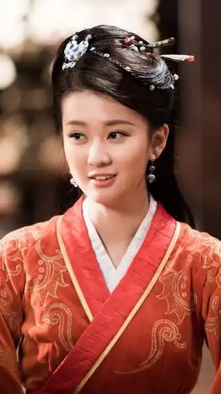 乔欣的早期古装造型,娇憨似小公主