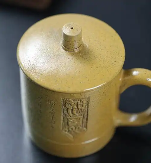 宜兴古法龙窑柴烧紫砂杯全手工高温窑变原矿茶杯