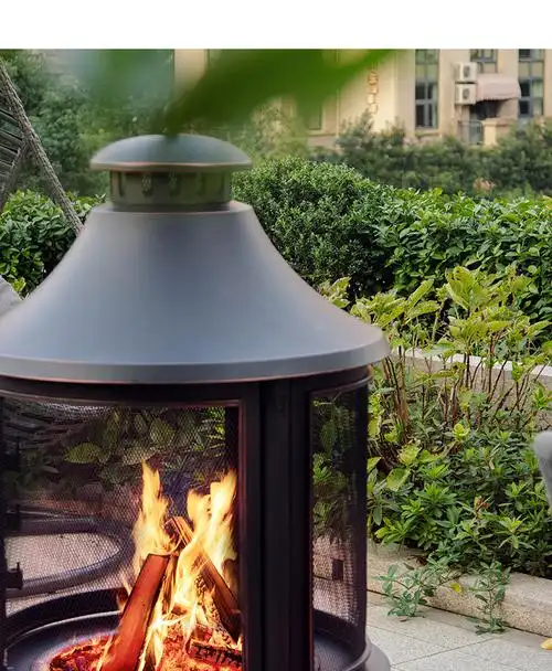 烧烤桌家用烤火炉篝火桌户外工匠庭院木炭烧烤架烤火炉篝火炉桌家用