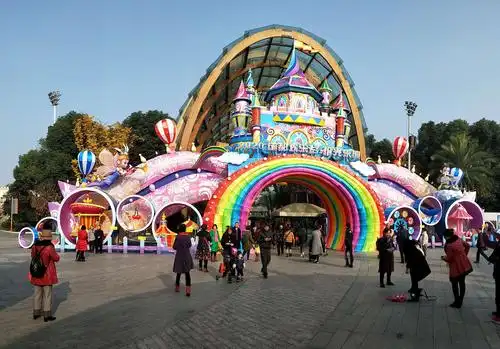 成都欢乐谷一日游 之一:陆上景观2019.12.5.