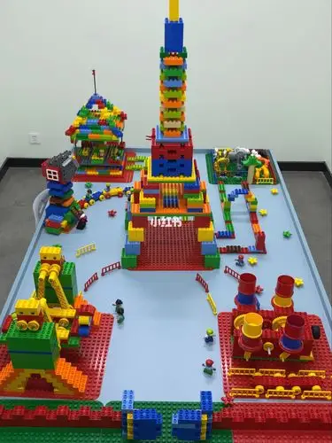乐高大颗粒游乐场作品图分享