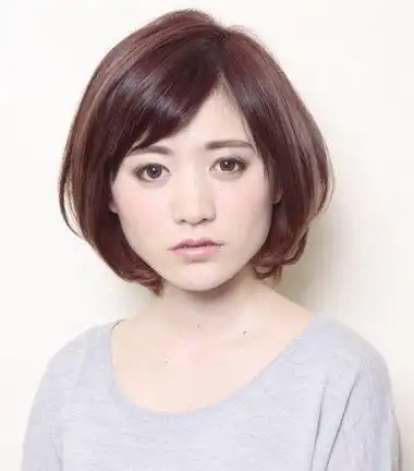 胖女生剪什么短发好看胖人短发造型2