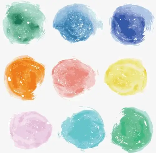 水彩喷溅绘画矢量素材免抠素材免费下载_觅元素51yuansu.com