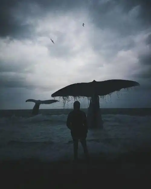 黑暗图片孤独压抑孤独阴暗的图片