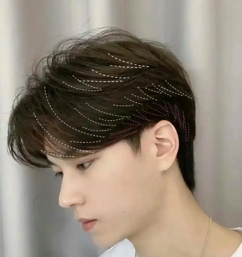 男生韩系三七分发型修颜又有型韩式三七分气垫纹理烫 - 抖音