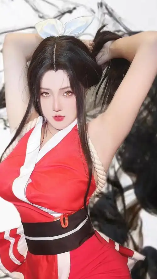 王者荣耀cos不知火舞二次元壁纸#不知火舞#王者荣耀cos#cosplay#二