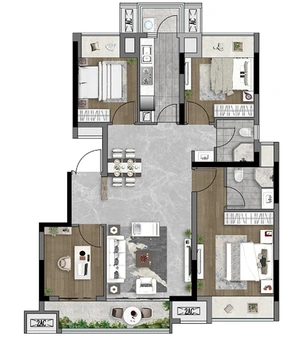 中粮祥云赋户型图