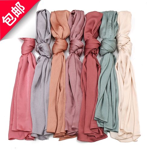 women scarf muslim turban shawl穆斯林长巾 印尼披肩围巾女头巾