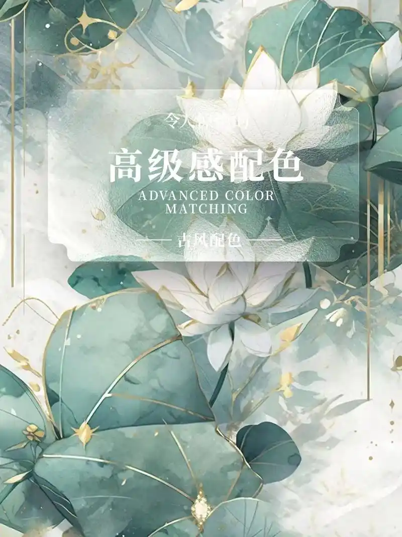 穿越千年的古风配色,带你梦回长安!