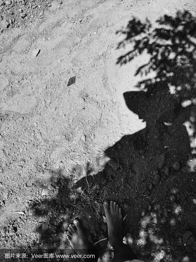 阴影,人,一个人,图像,黑白图片