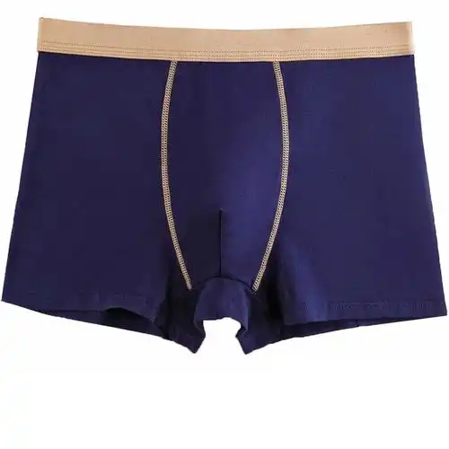 透气吸汗肥佬男平角裤 纯棉加肥加大码 - 女士内衣/男士内衣/家居服