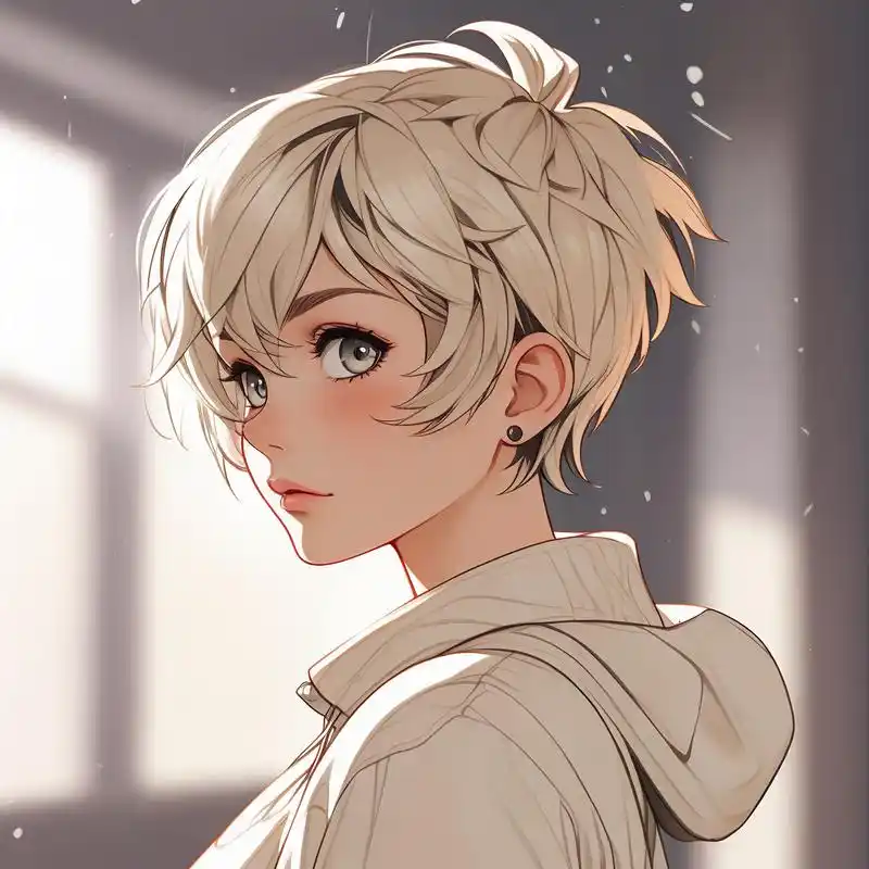 996900短发卡通女生头像精选96