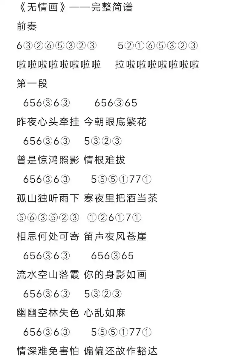 光遇简谱第五十一期 #光遇 #光遇琴谱 #无情画 @抖音小助 - 抖音