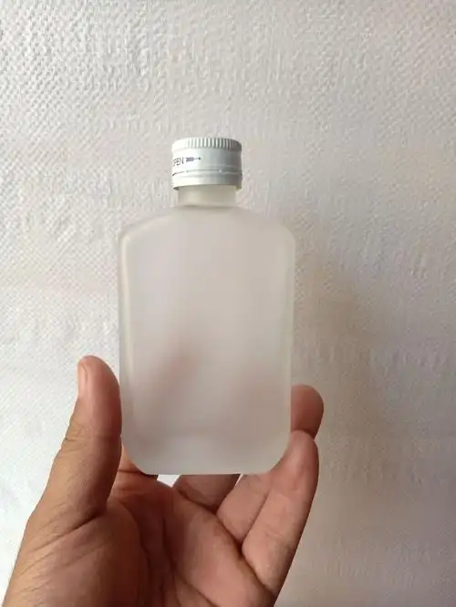 批发100ml透明小酒瓶蒙砂二两小酒瓶125ml酒瓶保健酒瓶小分装酒瓶