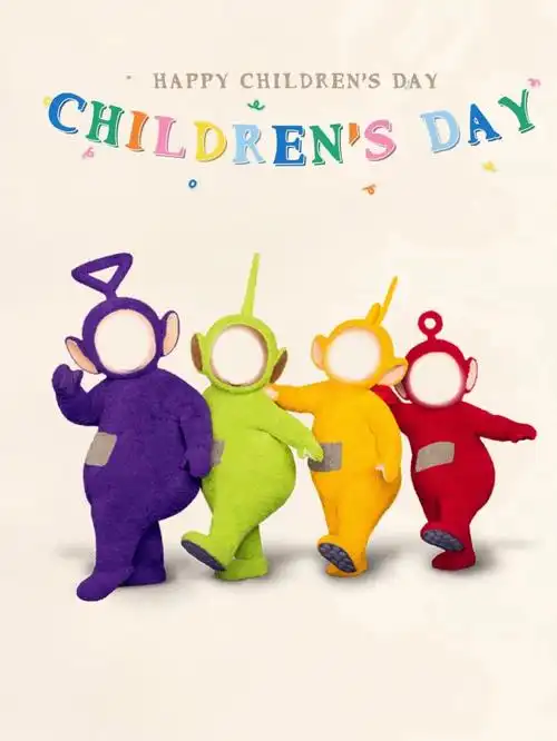 73六一儿童节天线宝宝抠图素材73