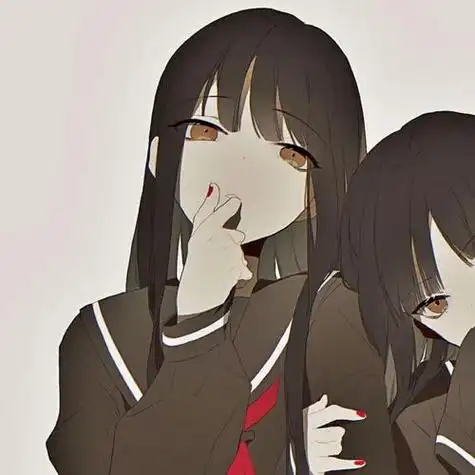 动漫女头闺蜜头像