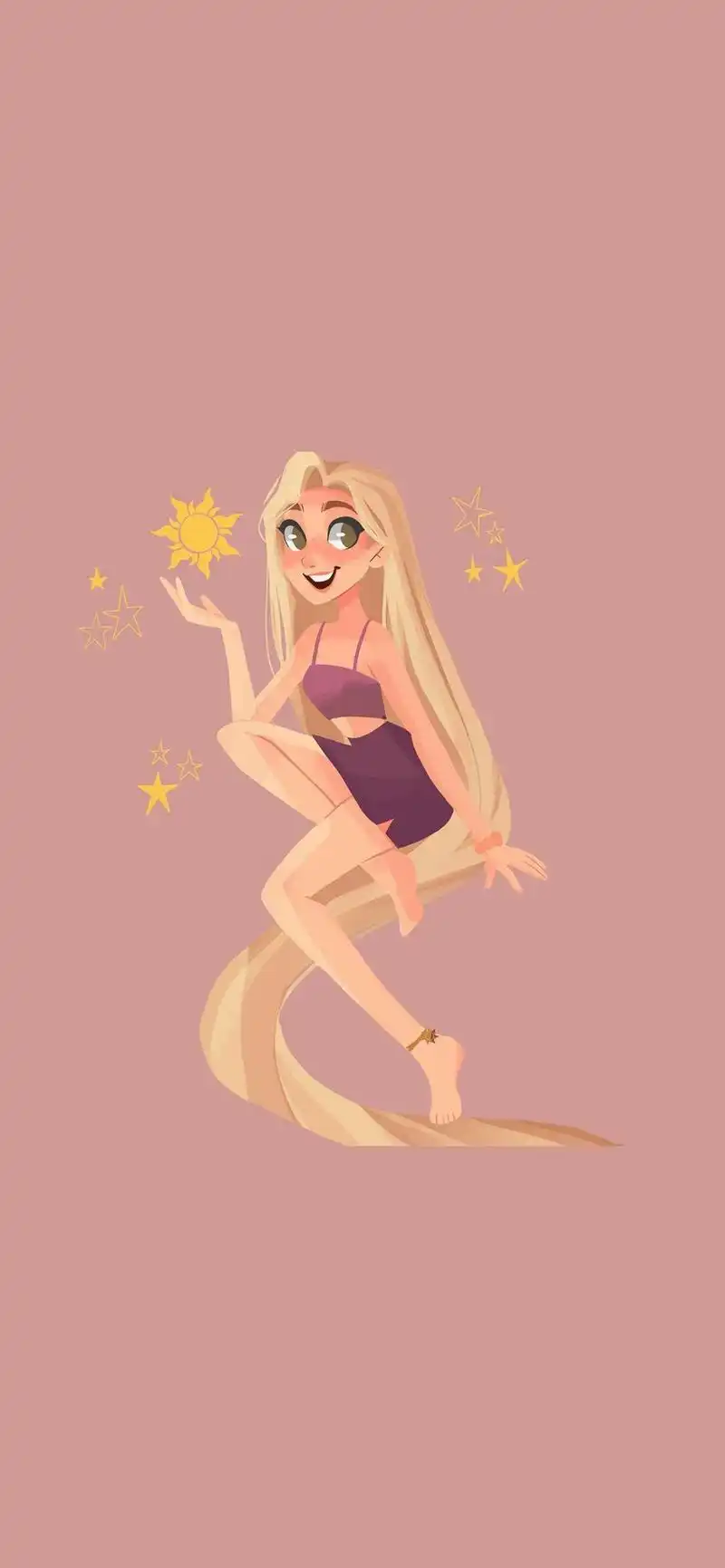 迪士尼公主个性手绘插画