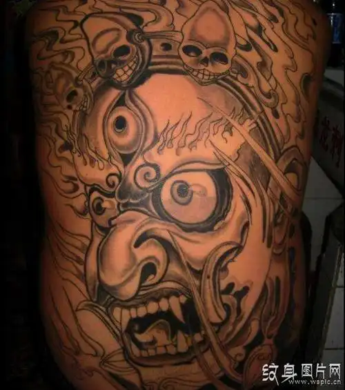 罗刹纹身图案及手稿 印度神话中的凶猛鬼怪-纹身图片网