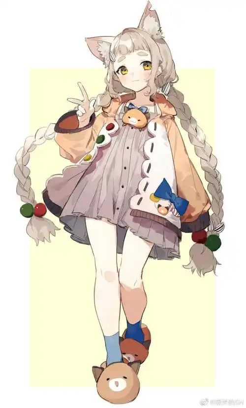 动漫女生全身,可可爱爱系列_可可_全身_女生