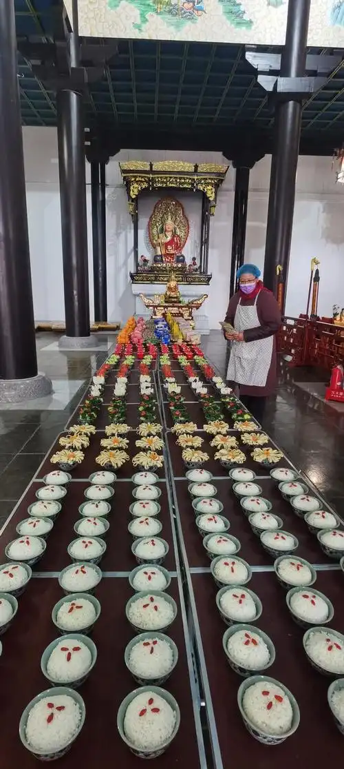 斋天供菜花样素菜