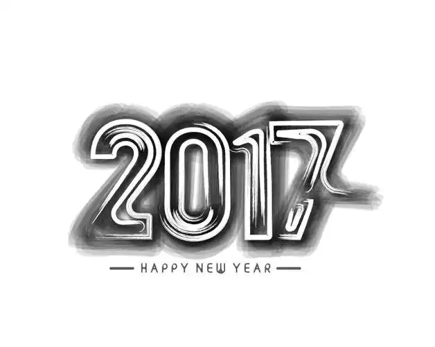 2017黑色晕染的数字字体和英文字母的设计矢量