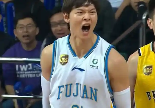 前湖人球员肘击对手,本土球星怒骂裁判,表情狰狞_王哲林