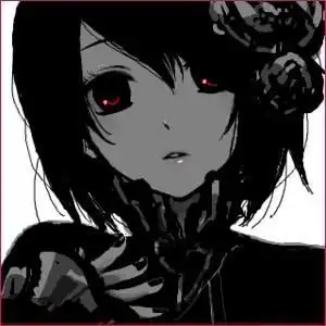 跪求动漫少女头像:眼神是空洞的,瞳孔为红色,谢谢