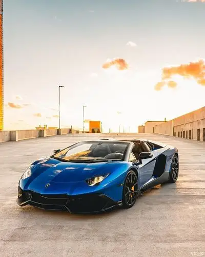 宝蓝色 兰博基尼这也太帅了吧