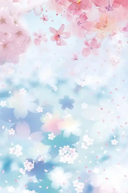 樱花背景女装促销海报免抠素材免费下载_觅元素51yuansu.com