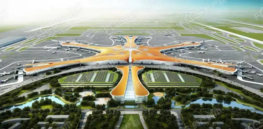 大兴机场示意图