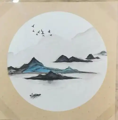 解码美术初中部近期中国画作品