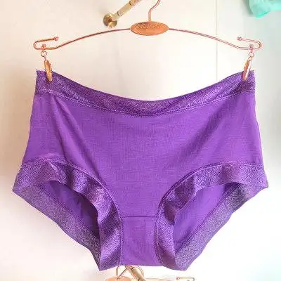 三条包邮透气中腰高腰安全裤内裤无痕三角女士性感大码裤收腹提臀_7折