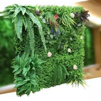 绿植墙仿真植物墙装饰客厅室内背景花墙面绿色壁挂塑料假草坪阳台