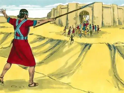 68秒钟的英语 - 约书亚攻占耶利哥城和艾城 39