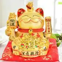 金色招财猫头像_微信头像图片大全