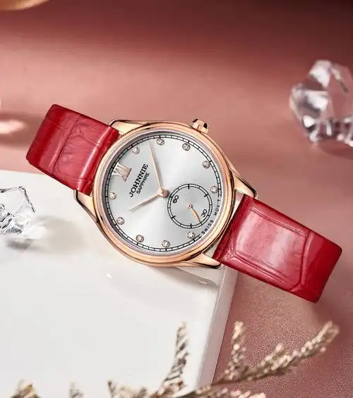 尊尼johnnie智美系列简约轻奢镶钻防水进口石英机芯女士腕表6029掌柜