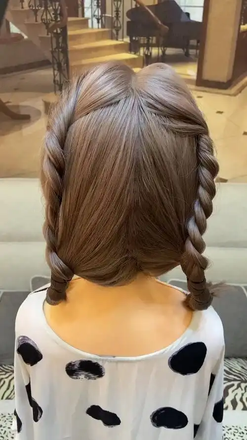 俏皮可爱的仙女辫