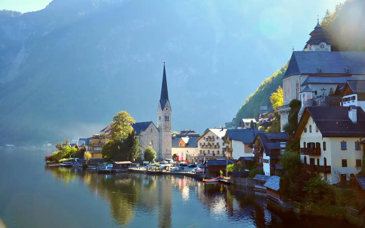 奥地利小镇美景图片桌面壁纸高清大图预览1920x1200_风景壁纸下载_美