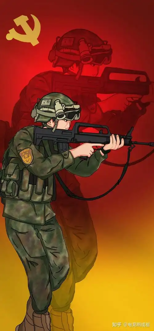 手机壁纸超燃八一建军节壁纸致敬中国人民解放军