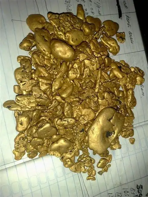 自然沉淀在石沙中,在河流底层或砂石下面沉积为含金层,从而形成沙金