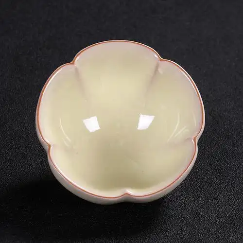 哥窑茶杯主人杯手工中式复古风品茗杯汝窑单杯可养开片冰裂纹杯子