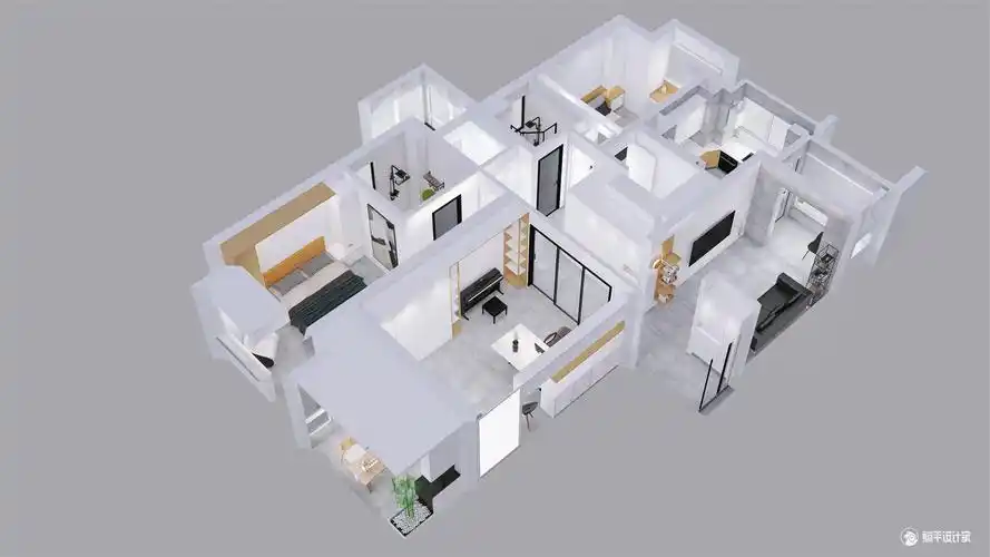 ***杰3d装修设计案例 - 室内装修设计师 - 每平每屋·设计家