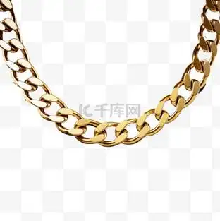 金链子土豪ai元素立体免扣图案