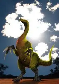 p>镰刀龙是一种行动缓慢的大型兽脚类恐龙,其利爪状如镰刀,非常奇特.