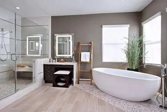 卫生间玻璃隔断装修效果图