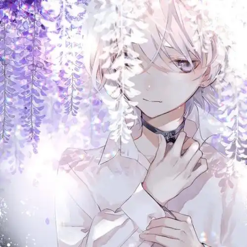 插画头像银发白毛小正太设定太可了冲姐妹们动漫男生