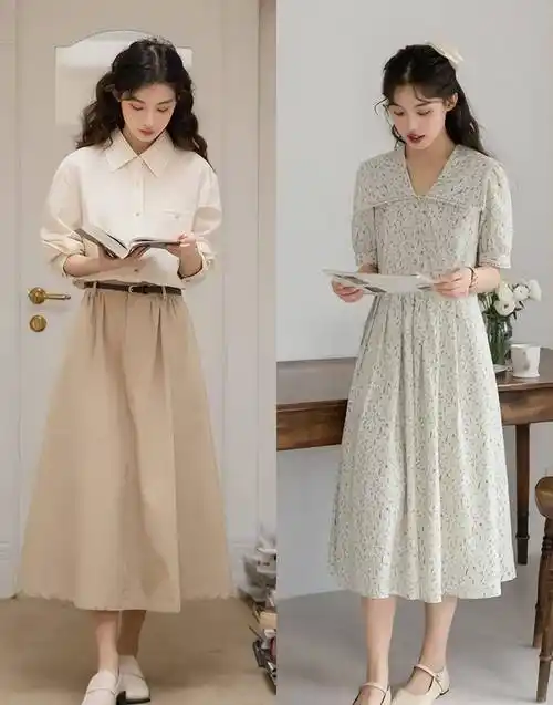 穿"裙子"推荐这3种长度,增高显瘦还时髦_连衣裙_身材_个子