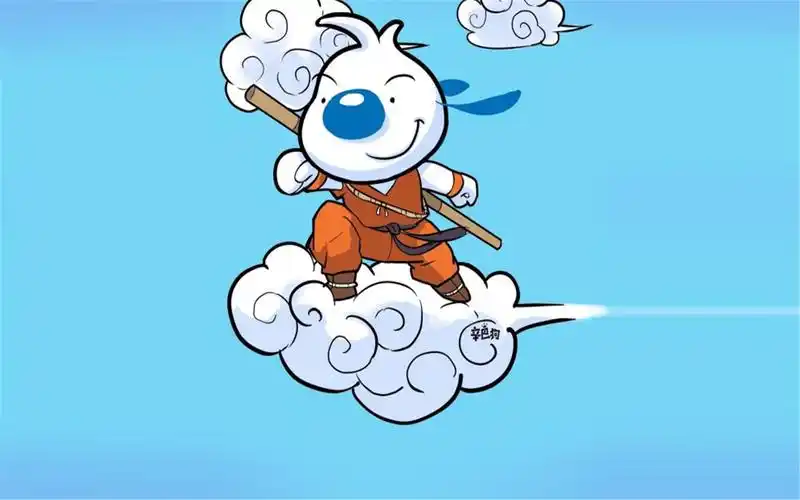 超可爱爆笑卡通辛巴狗搞笑表情电脑壁纸下载