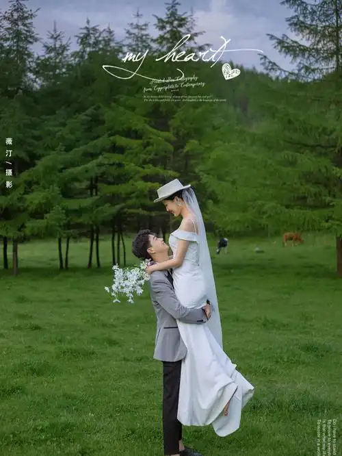 森林系婚纱照恩施薇汀摄影