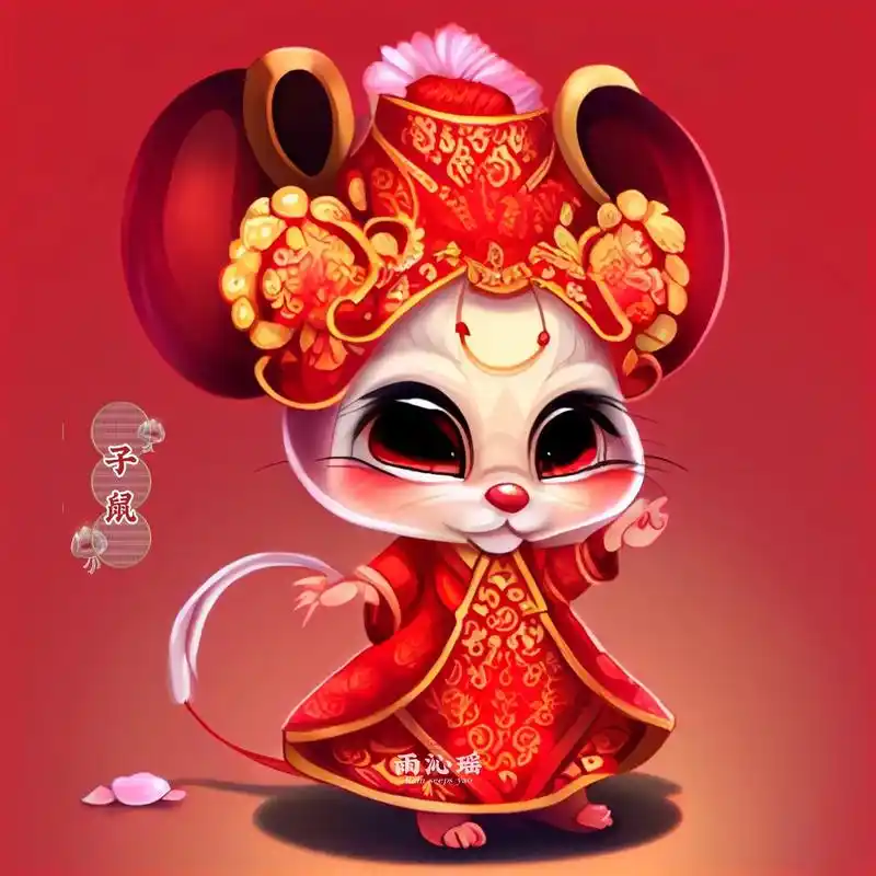 ai绘画 #生肖头像 #见者好运 # - 抖音